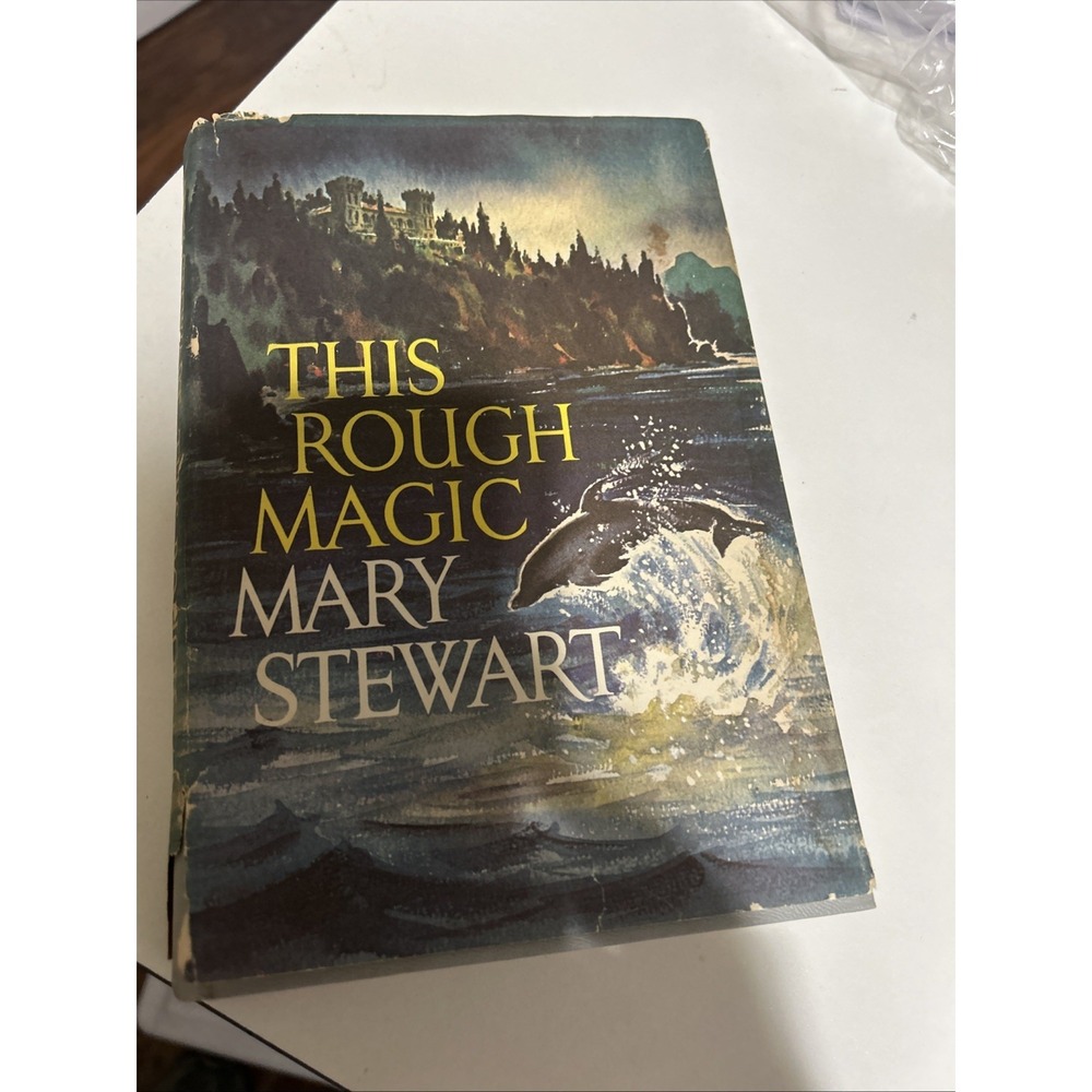 This Rough Magic By Mary Stewart, Vintage 1st Ed, 1964 BCE HC/DJ